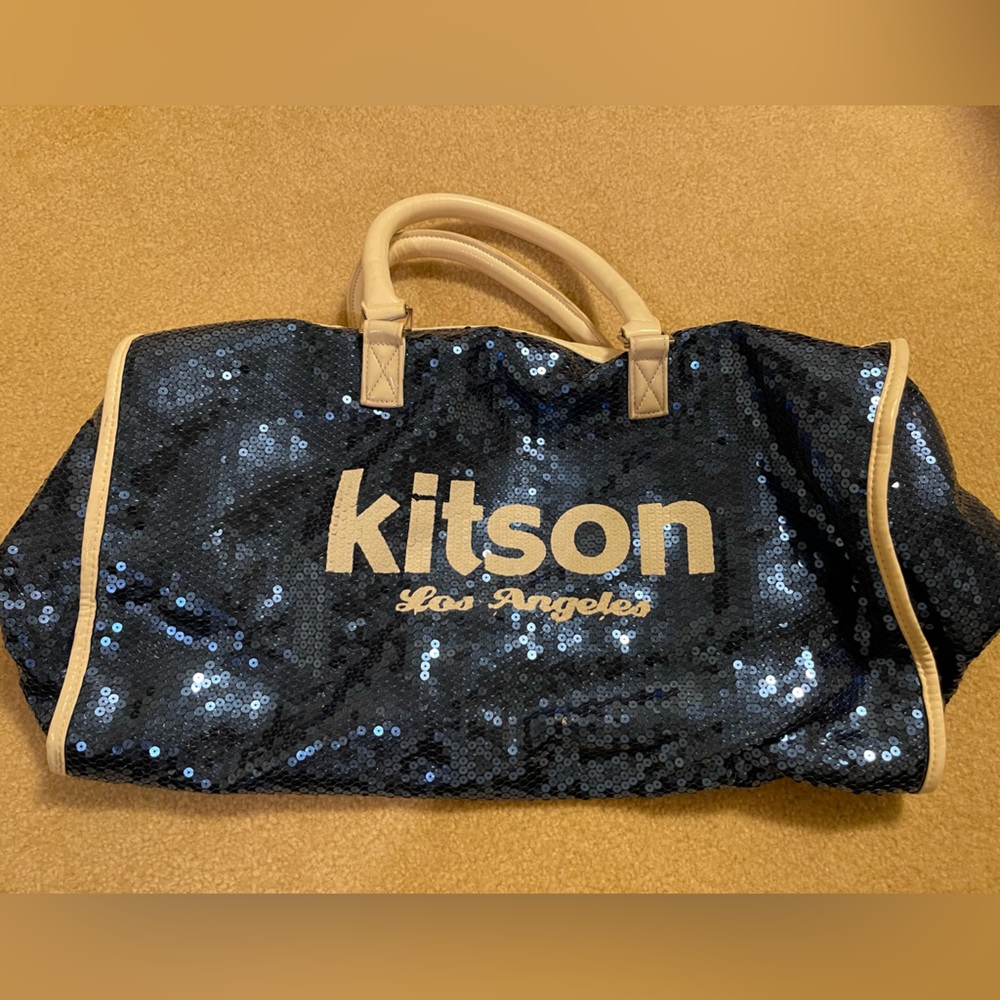 Kitson Los Angeles Sequins Duffle Bag